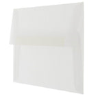 JAM Paper - Enveloppes d'invitation en vélin translucide A1 à 4 barres - 3,625 po x 5,125 po - Transparent - paquet de 25 (900797921)-Taille : 4 bars A1 (3,63 x 5,13 pouces)