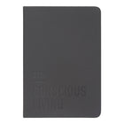 Letts - 2026 Agenda hebdomadaire/mensuel Conscious - 8-1/4" x 5-5/6" - Ardoise - Multilingue- Style d’intérieur intemporel avec une semaine sur deux pages