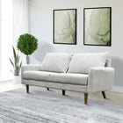 Brassex 3-Seater Jodie Sofa - Light Grey-10