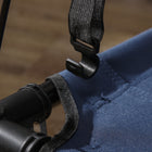 PawHut Portable Dog Cot with Canopy - Blue-Includes a travel bag for easy storage and transport 