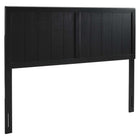 Modway Robbie Wood Full Headboard - Black-Full Wood Headboard