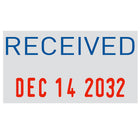 Trodat 4850 Mini Text Dater - "Received"-12 years of dates