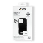 AXS Essential Bundle - PROTech Plus Case Screen Protectors and 20w Charger for iPhone 16 Pro - Black-PROTech Plus - Drop resistant up to 10 feet