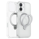 Torras Ostand Q3 Spin Series Case for iPhone 17 - Clear-360° Spin Magnetic Stand. Unlimited stand angles, ultimate 360°convenience. Seamless integration with no bulk on the back