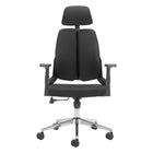 Zuo Genric Office Chair - Black-Breathable mesh fabric