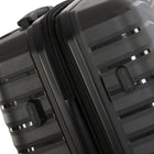 Air Canada Jasper 24" Hardside Check-in Spinner Luggage  - Black-Fully lined interior includes a zippered divider, compression straps, a zippered mesh pocket, and 2 shoe pockets