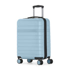 Bugatti Lisbon Carry-on Hardside Luggage - Blue-Our suitcases feature a signature lined interior, complete with a dividing panel and tightening straps, ensuring your belongings stay secure