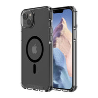 AXS PROShield Plus MagSafe Compatible Drop-tested Clear Case for Apple iPhone 14 - Black-Sleek reinforced corners maximize shock absorption