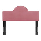 Modway Dawn Performance Velvet King/California King Headboard - Dusty Rose-Performance Velvet Upholstery