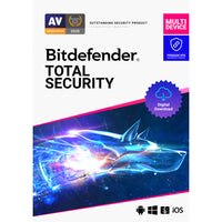 Bitdefender Total Security + VPN - 5 Devices - 1 Year [Digital Download] -Complete protection for your Windows, macOS, iOS and Android devices.