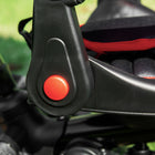 Qaba - Tricycle pour tout-petit 4 en 1 - rouge-Ceinture de sécurité à 3 points et barre de protection amovible 