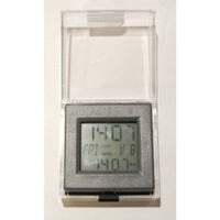 Elegance Dual Time Alarm Clock - Grey-Alarm clock