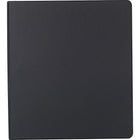 Staples® - Reliure robuste à anneaux en D, 1 po, noir-Anneaux ronds montés en arrière permettant les pages d'être à plat
