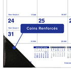 Blueline 2027 Net Zero Carbon Monthly Desk Pad Calendar - 22" x 17" - Bilingual-Bilingual: English and French