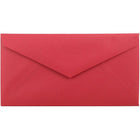 JAM Paper Enveloppes format livret Bright Hue en papier recyclé avec ferm. gom., 3 7/8 x 7 1/2 po, rouge festif, 100/pqt-Rouge festif