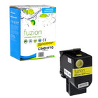fuzion Lexmark C540H1YG Compatible Toner - High Yield - Yellow-Yellow