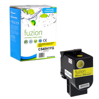 fuzion Lexmark C540H1YG Compatible Toner - High Yield - Yellow-Yellow