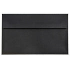 JAM Paper A9 Invitation Envelopes - 5.75 x 8.75 - Black Linen - 25 Pack-Our envelopes are made from 30% recycled 32 lb paper and feature a straight flap gum closure with a linen finish
