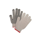 Zenith Safety Natural Poly/Cotton Single Side Dotted Gloves, Medium Size, 120 Pack-Natural colour poly/cotton seamless string knit provides a cool comfortable fit