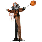 Outsunny 5' Animated Talking Circus Clown Halloween Decoration-Life-sized 74.8" (190 cm), realistic clown design adds a spooky focal point to your decor 