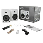 Kanto YU6 Powered Bookshelf Speakers with Bluetooth and Phono Preamp - Matte White-5.25” Kevlar drivers and 1” silk dome tweeters deliver crisp highs and wonderfully balanced mid-range