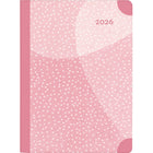 Socadis - W. Maxwell Agenda 2026 Memo - 7.25 po x 9.75 po - Pink  -Janvier à décembre 2026
