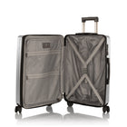 Heys SpinLite 26" Check-in Luggage - Silver-Gel-cushioned top and side handles