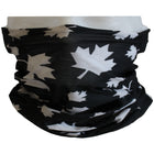 Cool Canuck Chill Tube Cooling Neck Gaiter - Black with Canada Print - 2 Pack-Machine wash with no fabric softener