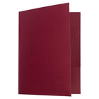 JAM Paper Two Pocket Presentation Folders, Burgundy Linen, 12 Pack (35113dg)-Burgundy