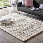 Modway - Skadi Diamant arc-en-ciel Tapis Shag de 8 pi l x 10 pi L - Multicolore-Fond de poignée en caoutchouc rainuré