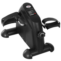 Soozier Portable Mini Pedal Exercise Bike - Black-Design for both arms and legs exercise 