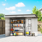 Outsunny 9' x 4' Storage Shed-Dual vents promote air circulation, preventing mold and odours
