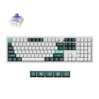 Keychron Q6 HE Knob Version Swappable RGB Backlight - Nebula Switch - White-Full aluminum body for stability, durability, and premium feel
