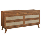Modway Soma 8-Drawer Dresser - Walnut-Modern 8-Drawer Dresser
