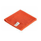 Globe Commercial, 3130O Microfiber Cloth - 16" x 16" - Orange - 10 Pack-Reduce chemical usage and pick up more bacteria