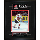 Frameworth Darryl Sittler Classic Series 1976 Canada Cup - Framed Print - 16" x 20"-Officially licensed Team Canada hockey print featuring Darryl Sittler in the 1976 Canada Cup