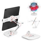 ShoppingAll Long Adjustable Tablet Stand - White-Supports tablets and smartphones that are between 4.7" to 12.9" and up to 2.2 lbs (1 Kg)