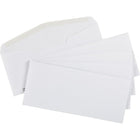 Staples - Enveloppes blanches de première qualité n° 10, 4 1/8 po x 9 1/2 p-Ouverture au bout ; rabat à bord bien gommé