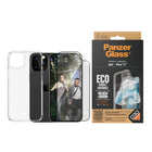 PanzerGlass Bundle with HardCase & Matrix Glass for iPhone 15 Plus - Clear-Antibacterial coating kills up to 99.99% of all common surface bacteria