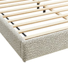 Modway Seluna Boucle Queen Platform Bed - Rock-Assembly Required
