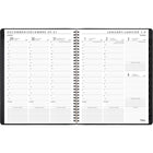 Mead - Cahier de rendez-vous hebdomadaire/mensuel Contempo 2026 - 10 7/8 po H x 8 1/4 po l - noir - bilingue-Format des pages : 10 7/8 po H x 8 1/4 po l