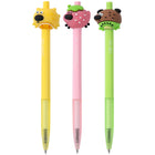Merangue Fruit Dog Pen-Novelty pens with fruit-themed dog toppers