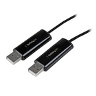 Startech 2-Port USB Keyboard Mouse Switch Cable with File Transfer for PC and Mac-Share a single keyboard and mouse across operating system platforms