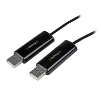 Startech 2-Port USB Keyboard Mouse Switch Cable with File Transfer for PC and Mac-Share a single keyboard and mouse across operating system platforms