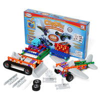 Popular Playthings Clipstix - Deluxe - 150 Pieces-Clipstix, a construction toy that allows you build the ordinary and inspires you to build the extraordinary