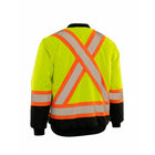 Forcefield Re-Engineered 4-in-1 Hi Vis Safety Parka - XL - Lime Yellow-9 pockets
