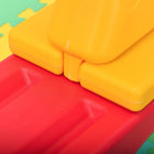 Qaba - Balançoire à bascule 2 places pour enfants en plastique - Multicolore-Matériau : HDPE, PP 