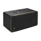 JBL - Authentics 500 - Enceinte Connectée Haute-Fidélité au Design Rétro avec Wi-Fi, Bluetooth et Assistants Vocaux-Profitez de 270 watts de canaux de son 3.1, avec Dolby Atmos® virtuel, pour une expérience musicale réaliste qui donne l’impression d’être en concert, comme si vous étiez au premier rang. Trois haut-parleurs haute fréquence de 2,5 mm et trois haut-parleurs de graves médiums de 69,85 mm offrent une telle clarté que chaque détail de votre chanson préférée semble inédit, tandis qu’un caisson de b