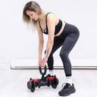MotionGrey Dumbbell Converter - Adjustable Barbell & Kettlebell Converter for Dumbbells - Black-7