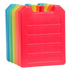 Fit + Fresh Cool Coolers Day Of The Week Ice Blocks - Multicolour-These rainbow-colored ice blocks are functional and brighten up your week. From packing your favourite sandwich, fruit, or bento box, meals keep extra fresh. To maximize use, freeze the reusable ice packs overnight for next-day use